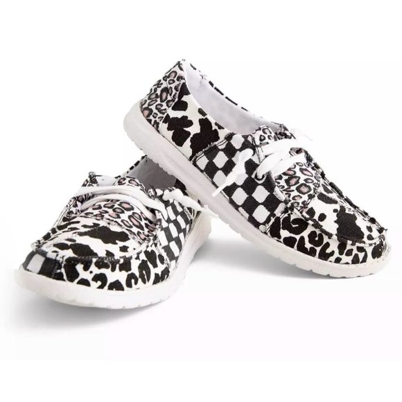 VERY G Shoes - Very G Women's shoe canvas lace-up Slip On GIANA Casual Shoe